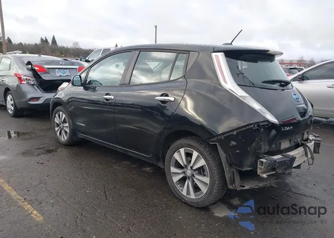 2015 Nissan Leaf Sl z USA, uszkodzony, nr VIN 1N4AZ0CPXFC306557
